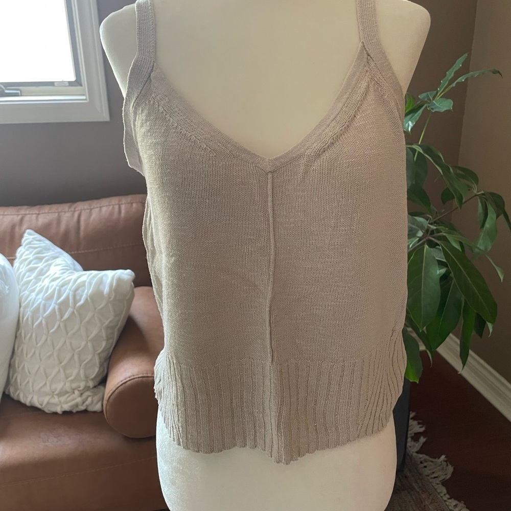 Banana Republic Beige Knit Top